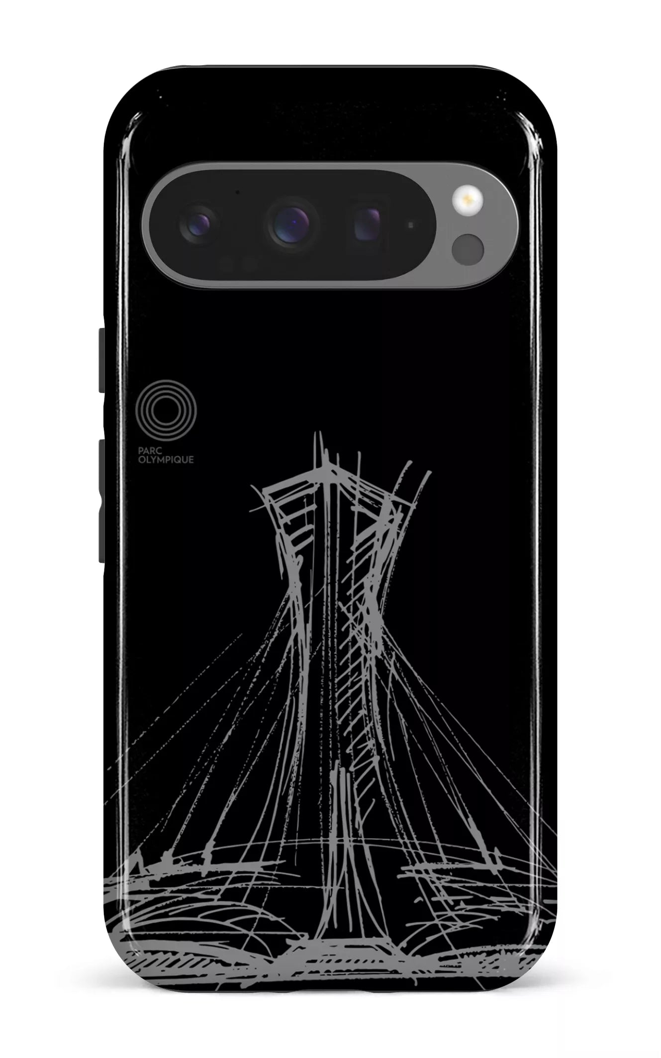 Google Pixel 9 Pro Impact (Gloss) Parc Olympique - Croquis Noir -