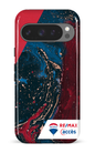 Google Pixel 9 Pro Impact (Gloss) Peinture marbrée sombre -