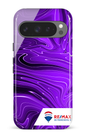 Google Pixel 9 Pro Impact (Gloss) Peinture marbrée sombre violette de Francheville -