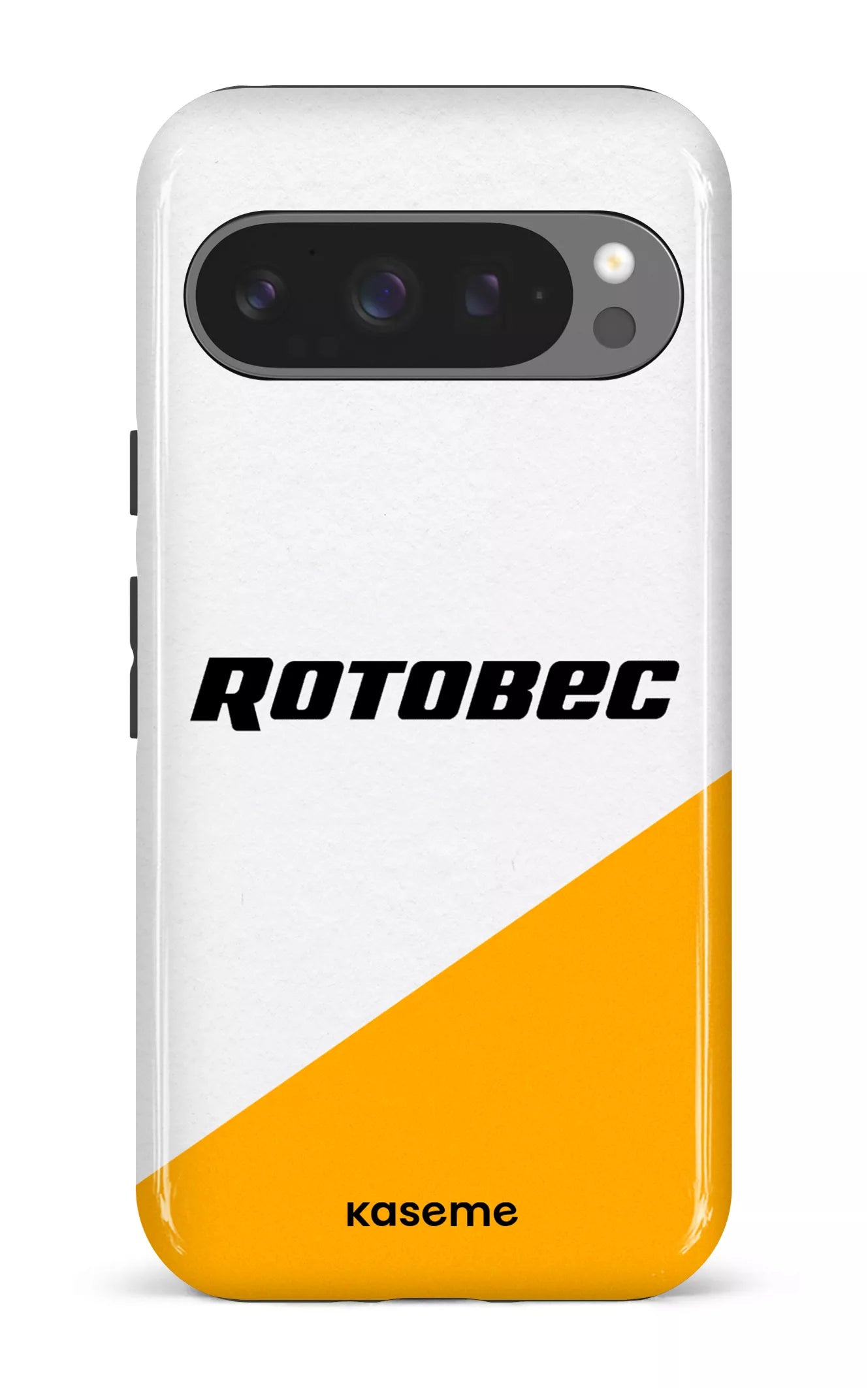Google Pixel 9 Pro Impact (Gloss) Rotobec Blanc et Jaune -