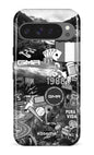 Google Pixel 9 Pro XL Impact (Gloss) GMR Collage Noir et Blanc -