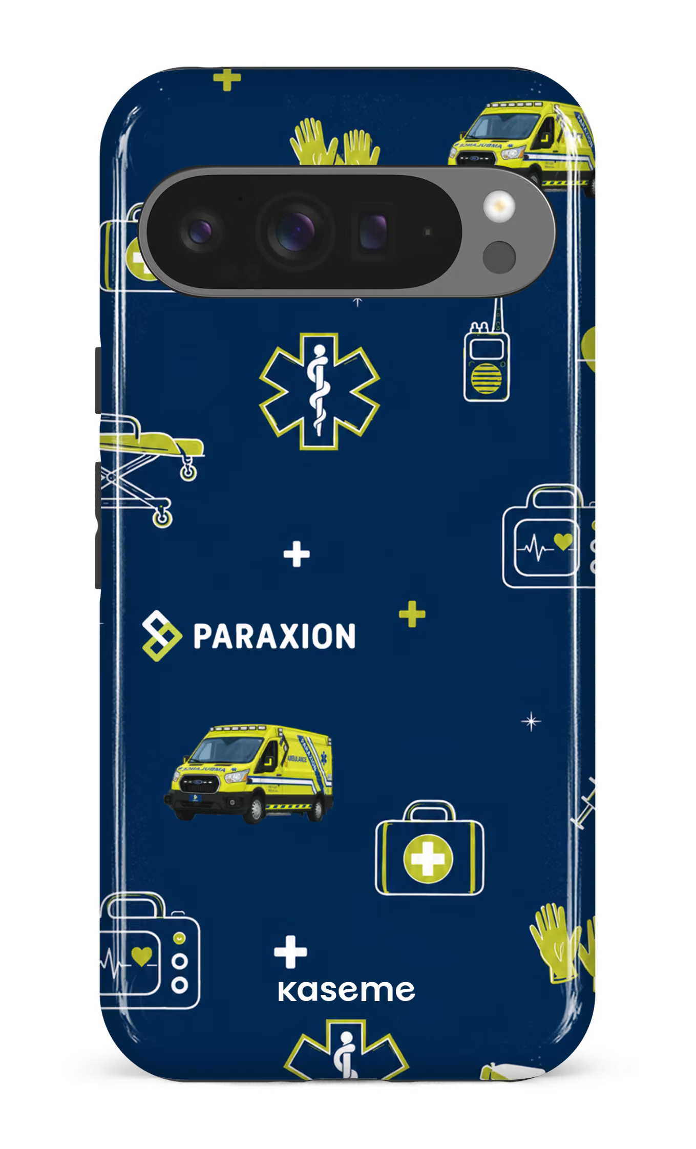 Google Pixel 9 Pro XL Impact (Gloss) Icônes bleu Paraxion -
