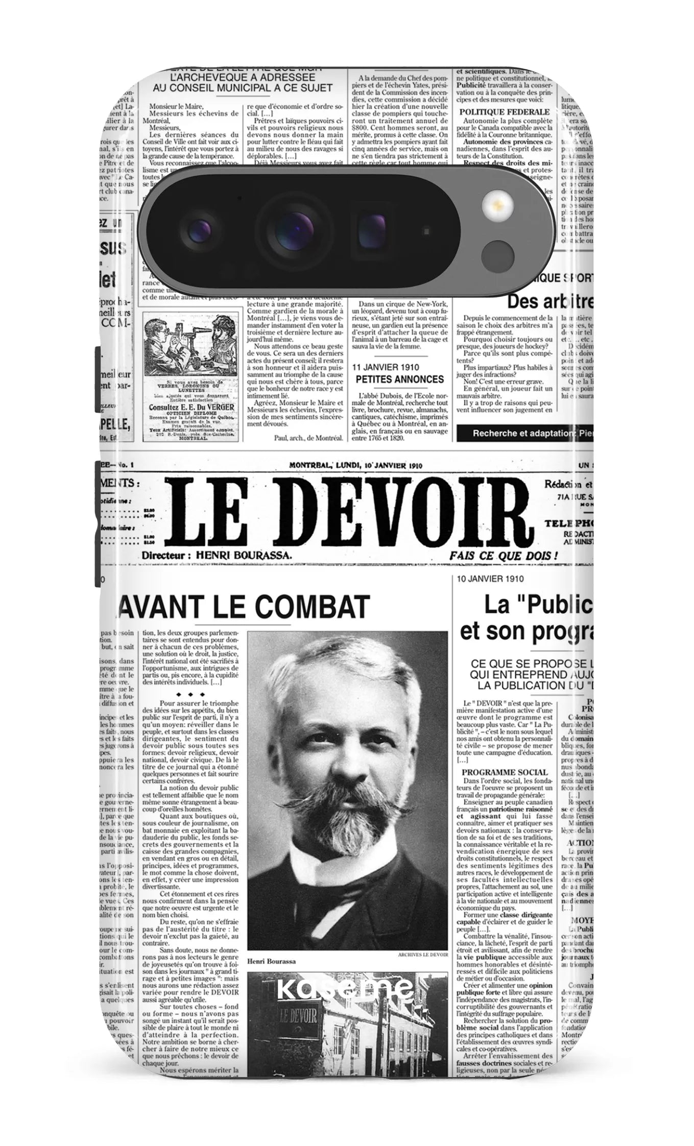 Google Pixel 9 Pro XL Impact (Gloss) Le Devoir — Premier édito -