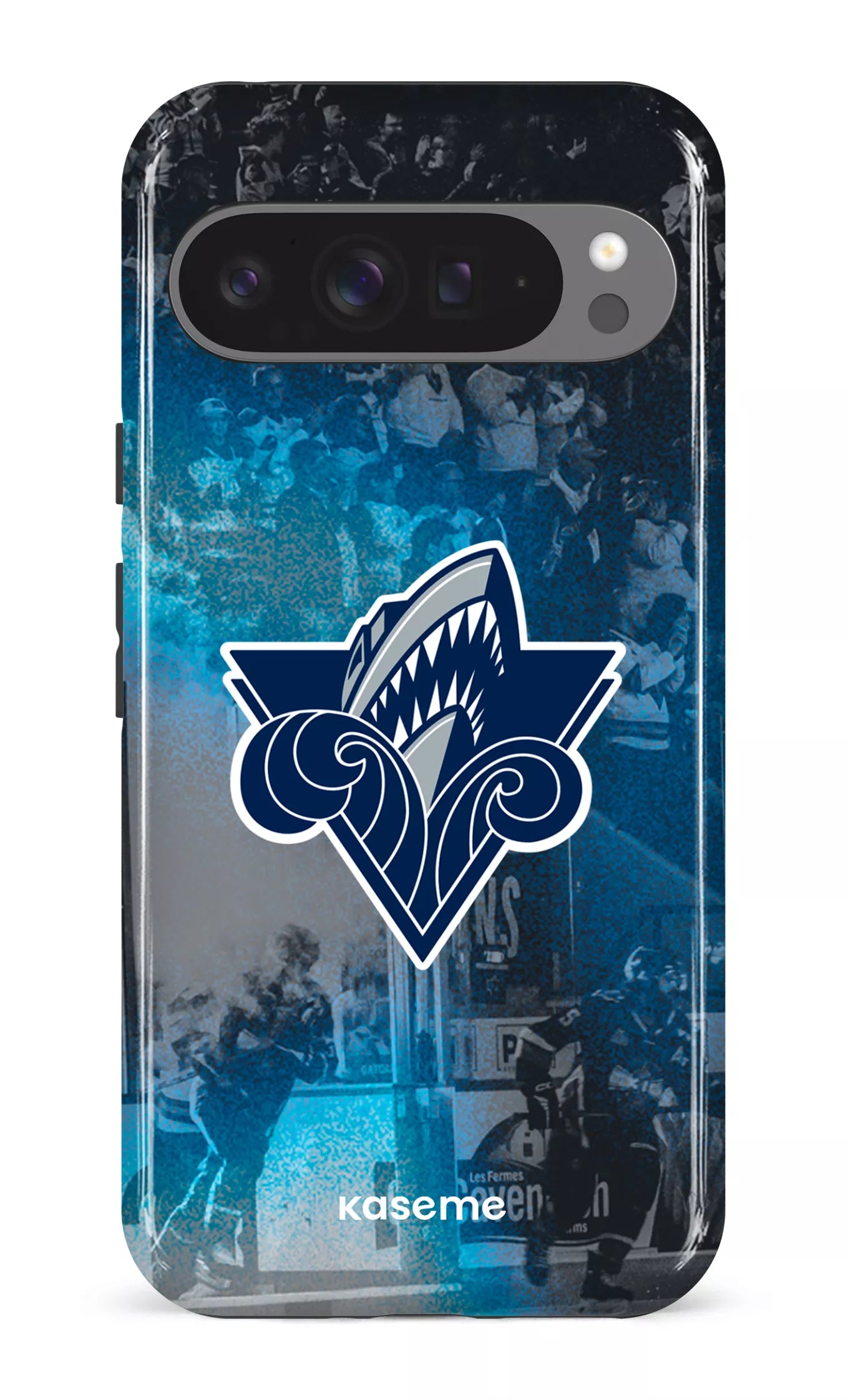 Google Pixel 9 Pro XL Impact (Gloss) Océanic Logo & Foule -