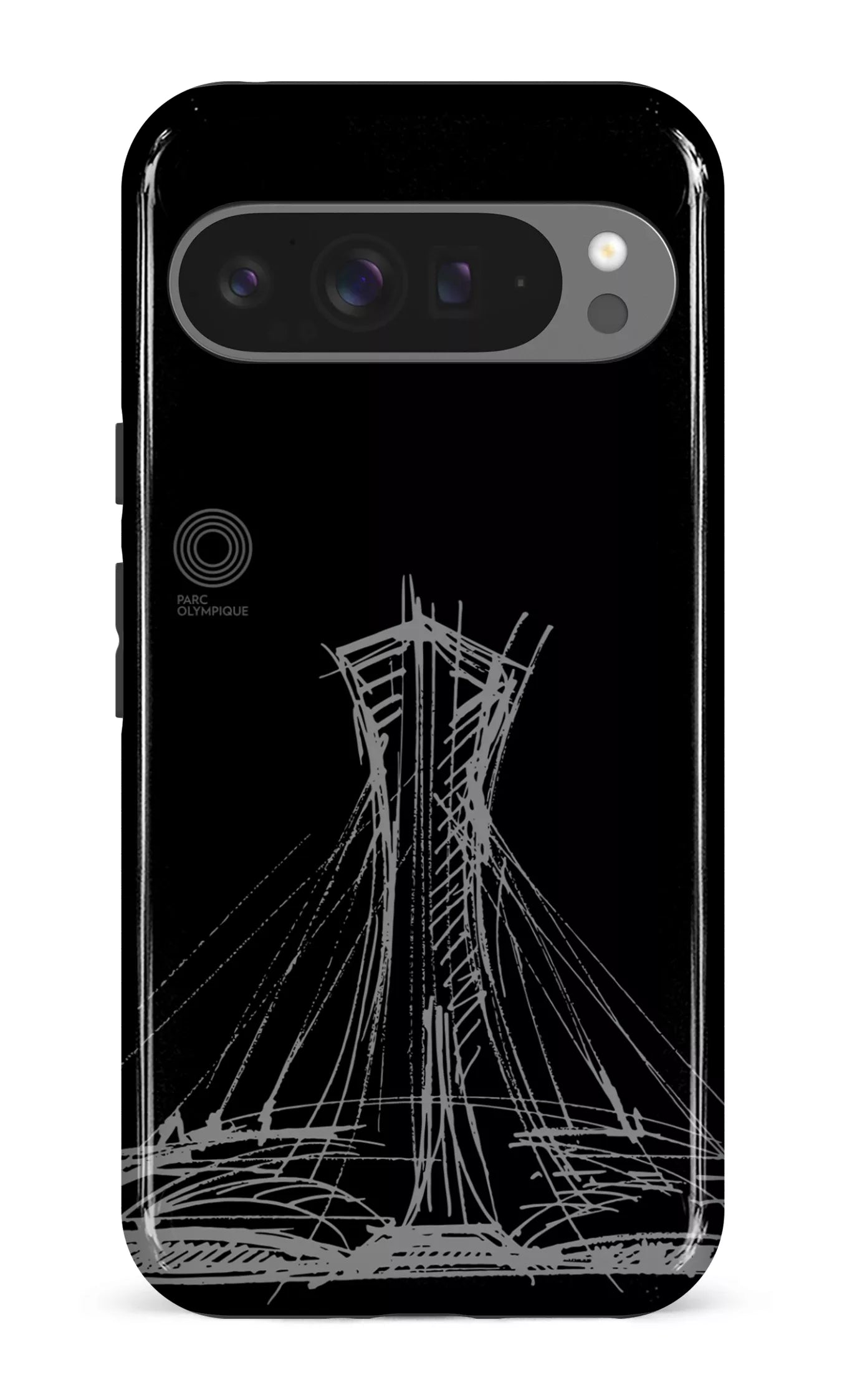 Google Pixel 9 Pro XL Impact (Gloss) Parc Olympique - Croquis Noir -
