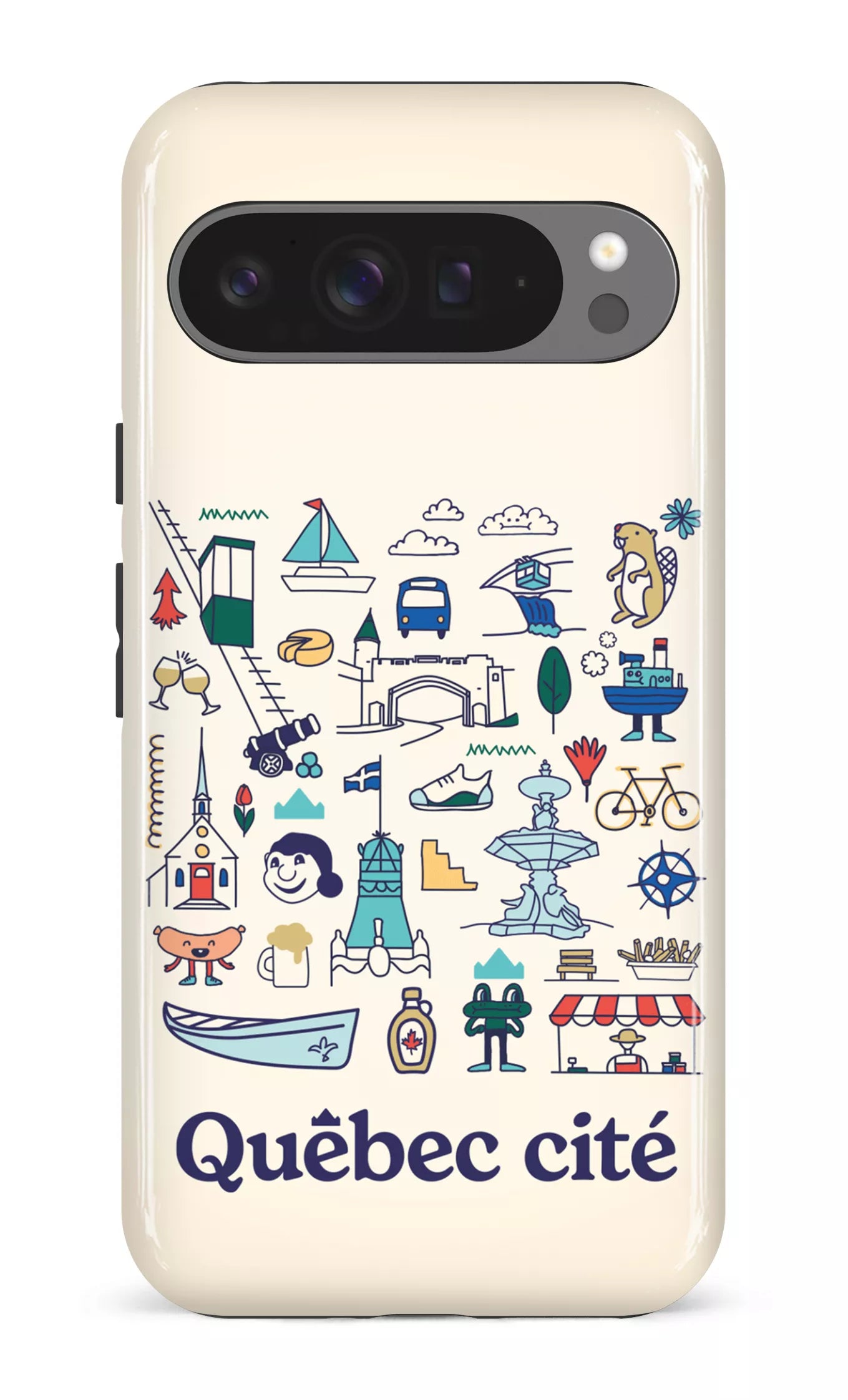 Google Pixel 9 Pro XL Impact (Gloss) Québec illustré -