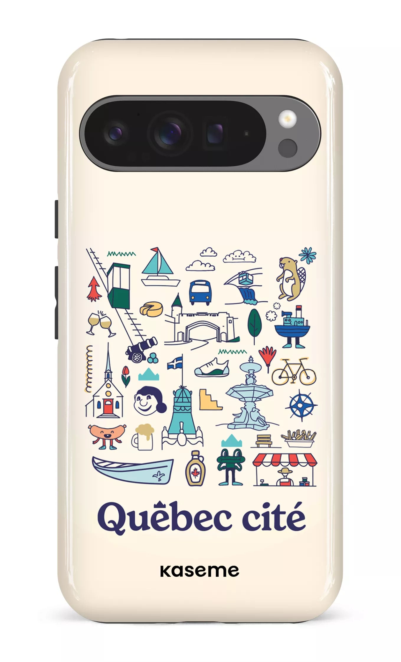 Google Pixel 9 Pro XL Impact (Gloss) Québec illustré -