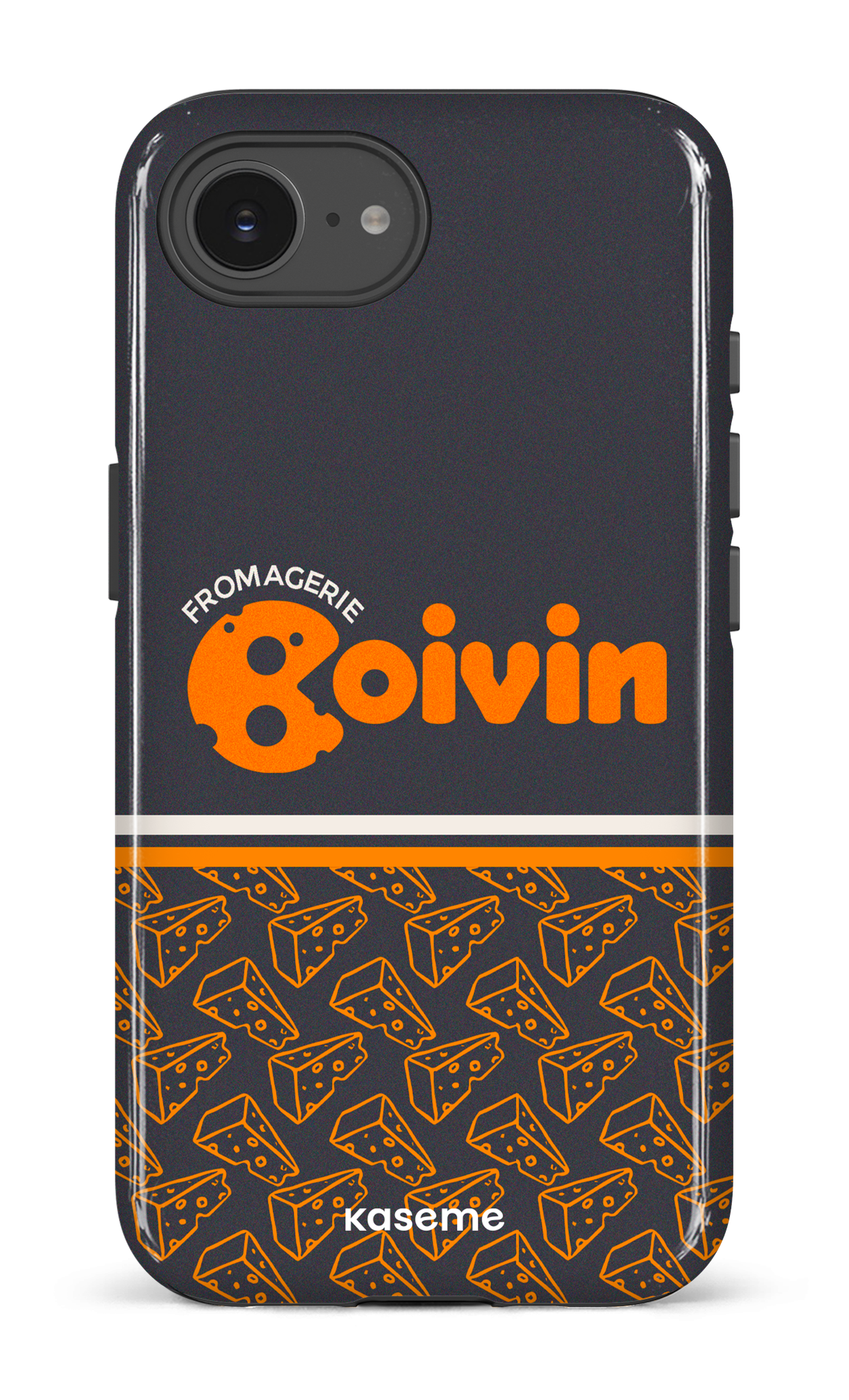 IPhone 16 E Impact Case Boivin Gris x Fromages -