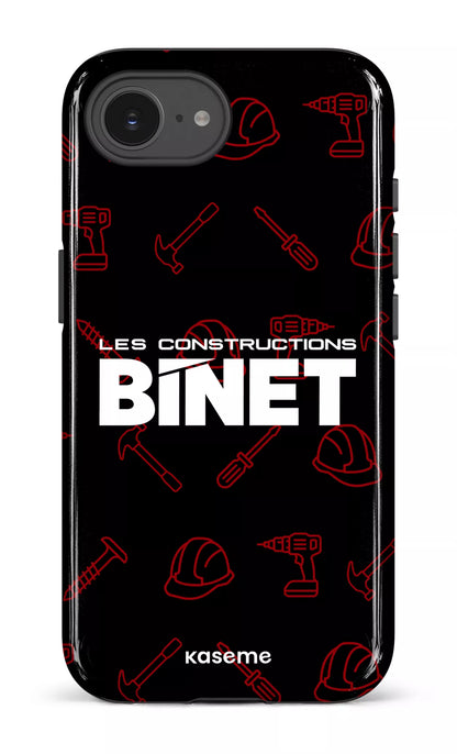 IPhone 16 E Impact Case Constructions Binet Noir -