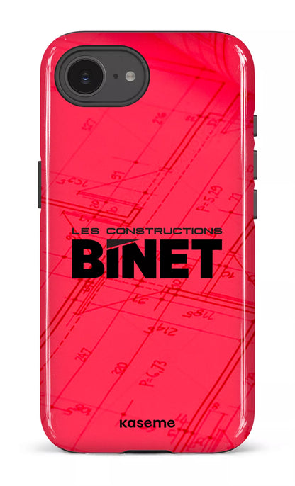 IPhone 16 E Impact Case Constructions Binet Rouge -