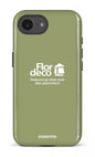 IPhone 16 E Impact Case Flordeco logo Sauge -