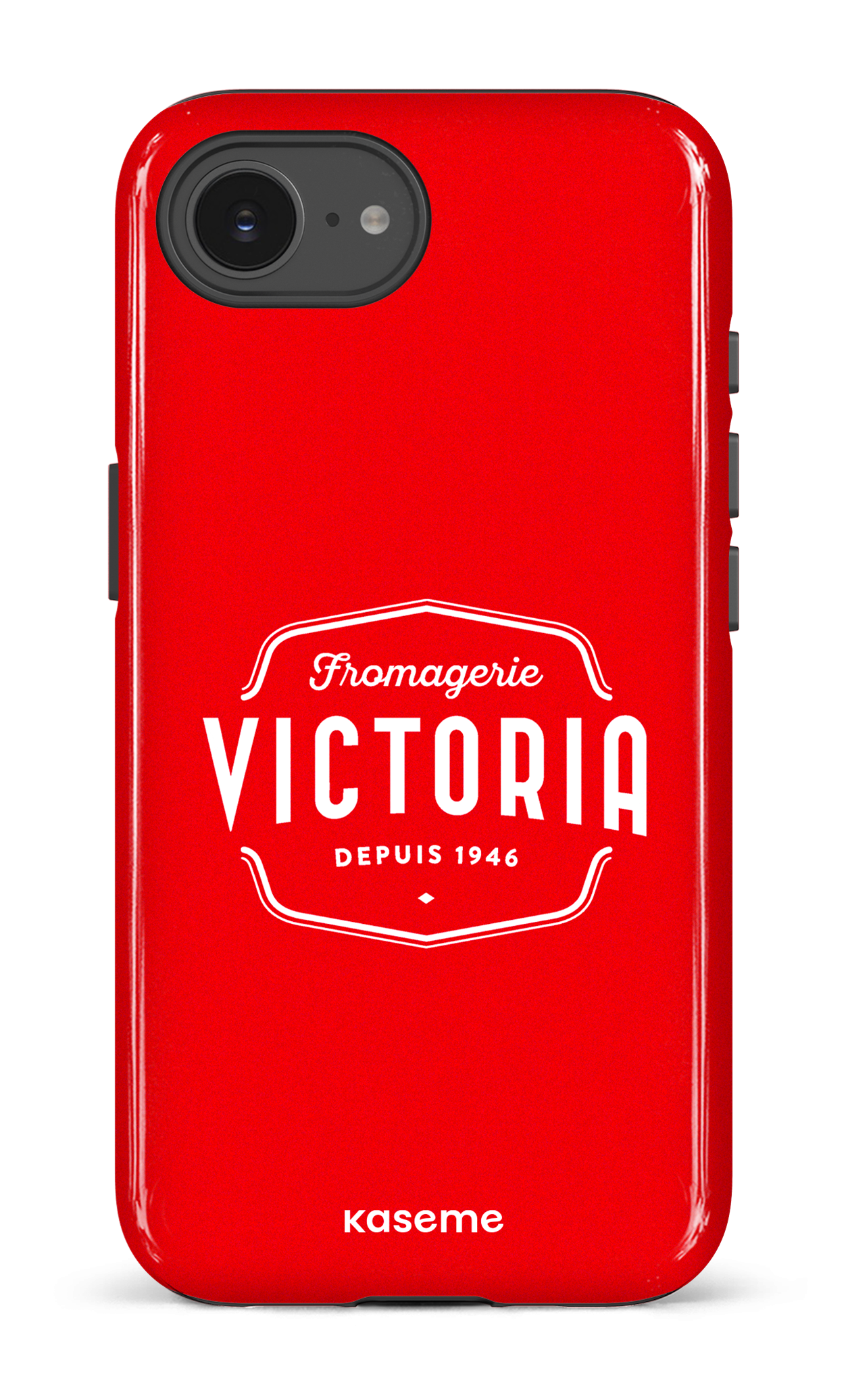 IPhone 16 E Impact Case Fromagerie Victoria Rouge -