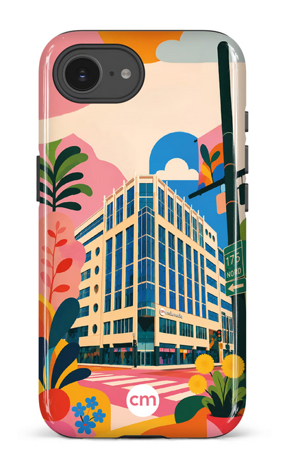 IPhone 16 E Impact Case Funky Building Crakmedia -