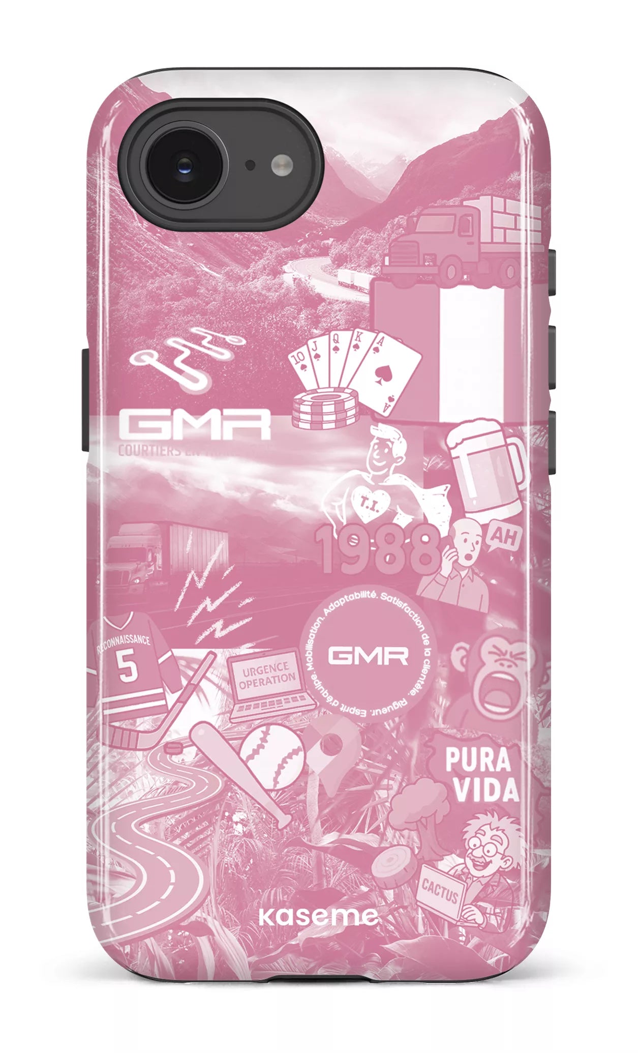 IPhone 16 E Impact Case GMR Collage Rose -