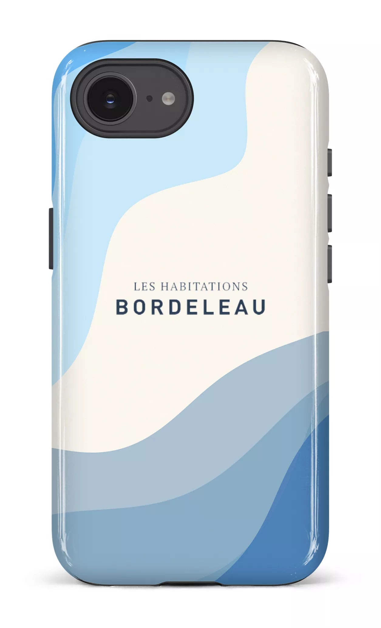 IPhone 16 E Impact Case HB - Bleu et Blanc -