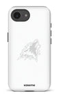 IPhone 16 E Impact Case Les Huskies Blanc -