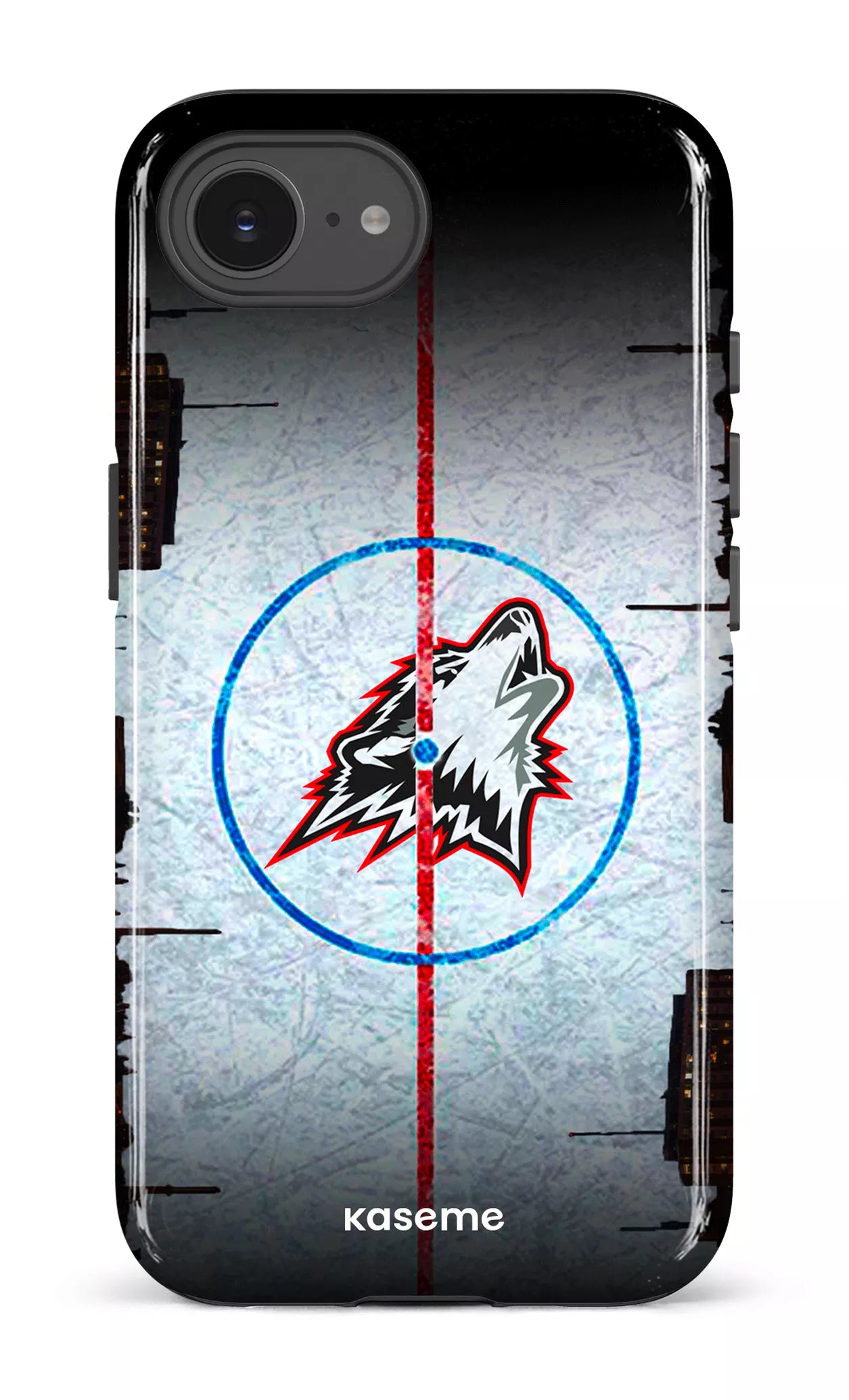 IPhone 16 E Impact Case Les Huskies Patinoire -