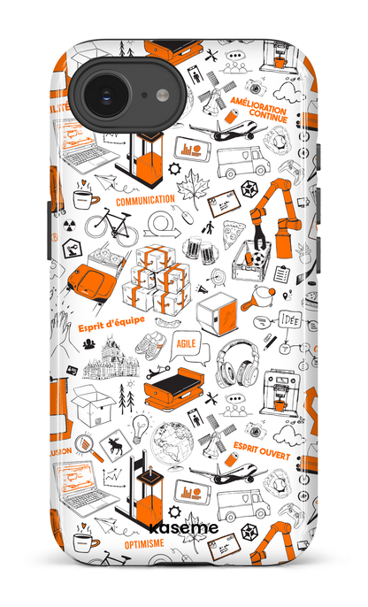 IPhone 16 E Impact Case Murale Vanderlande -