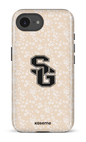 IPhone 16 E Impact Case Posy Beige x Dragons -