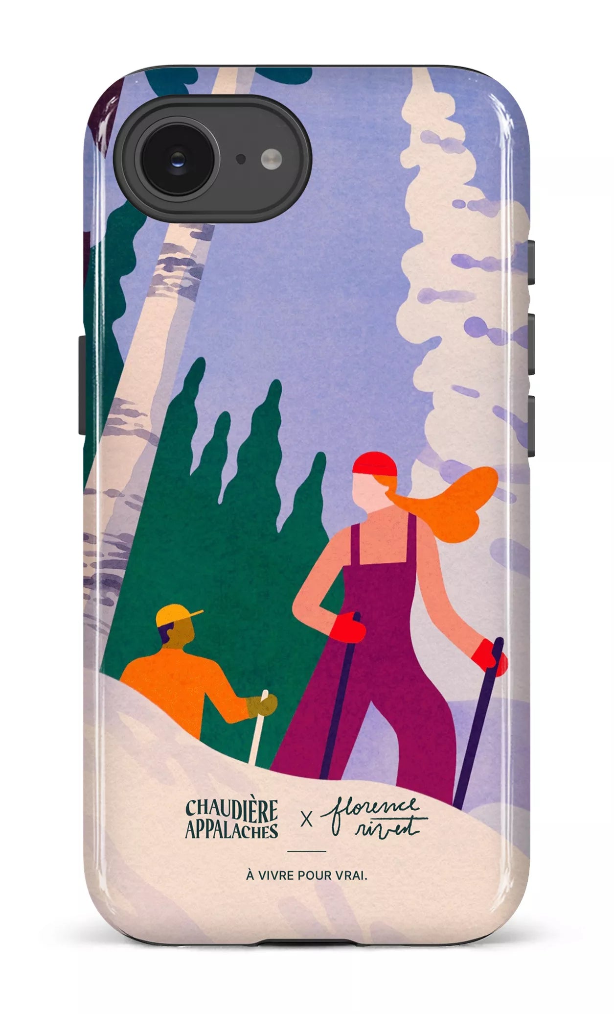 IPhone 16 E Impact Case Randonnée hivernale par TCA -
