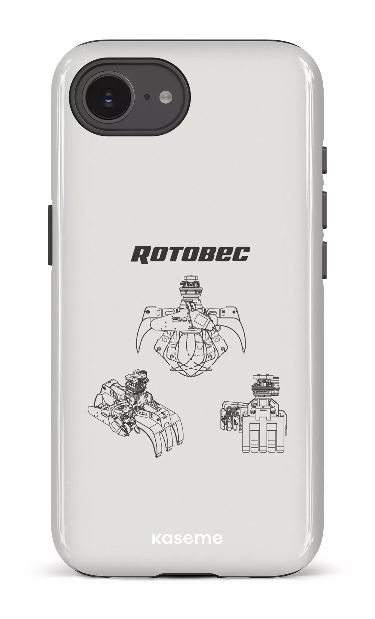IPhone 16 E Impact Case Rotobec Gris -