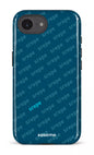 IPhone 16 E Impact Case SREPE Pattern Bleu x Turquoise -