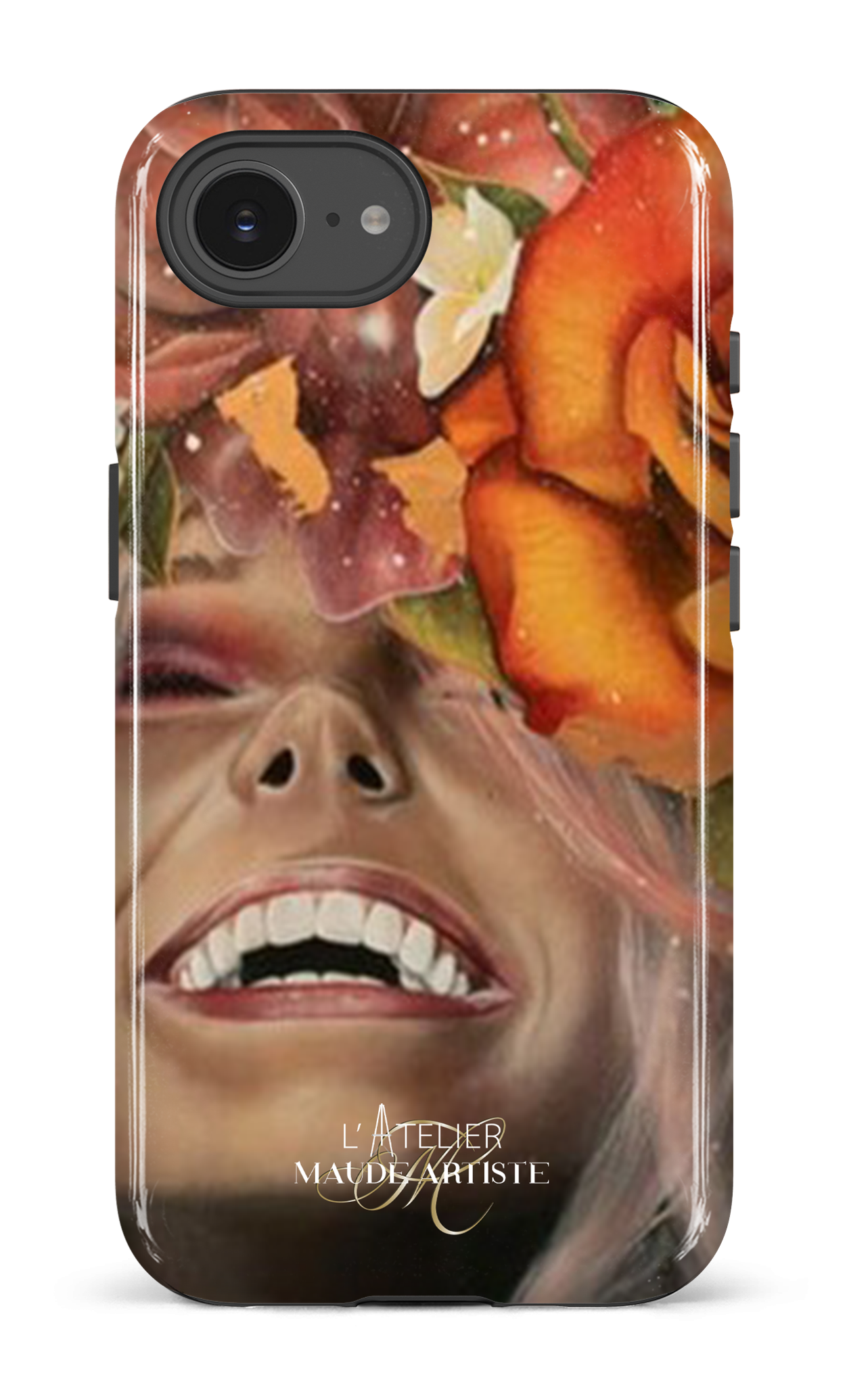 IPhone 16 E Impact Case Smiley by Maude -