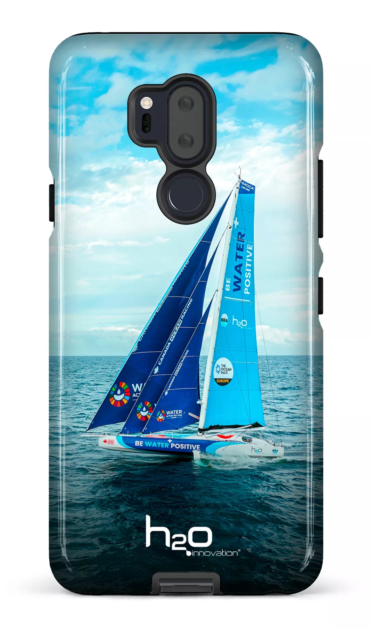 LG G7 Tough Be water positive by H2O -