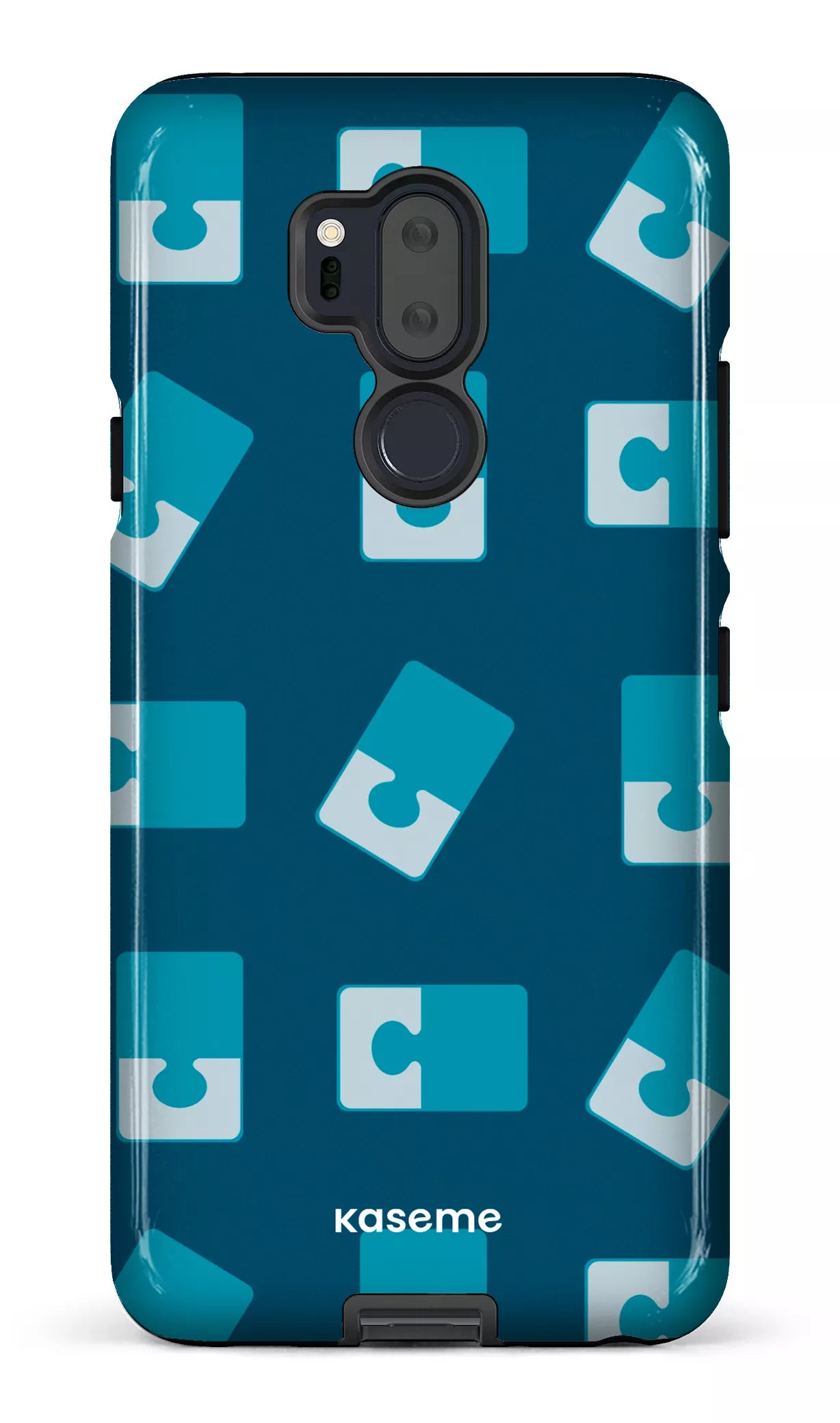 LG G7 Tough Casse-tête Bleu -