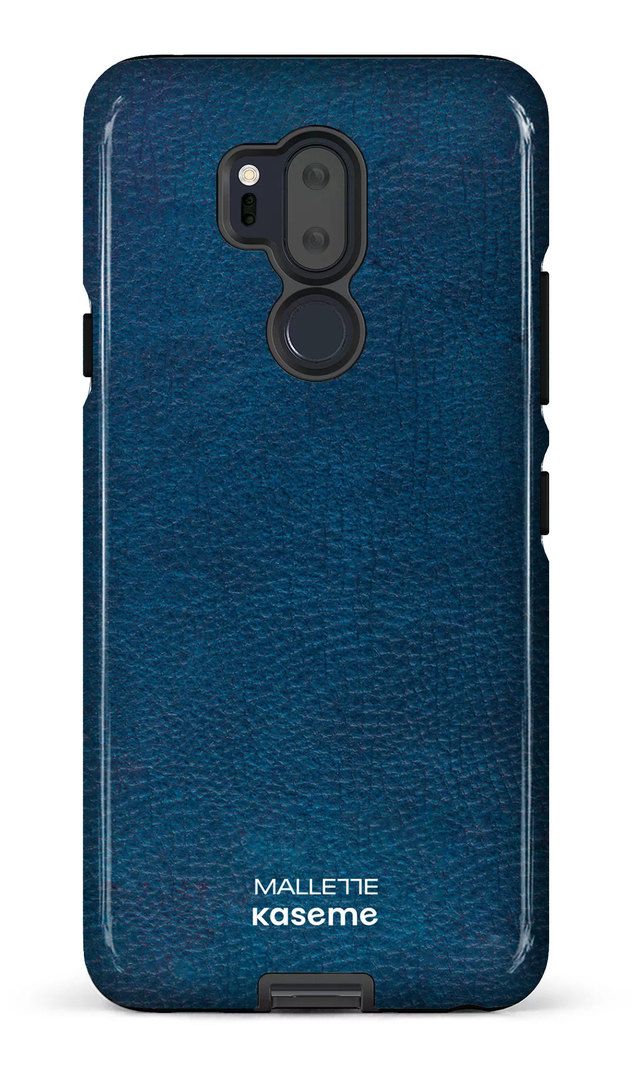LG G7 Tough Cuir Bleu x Mallette -