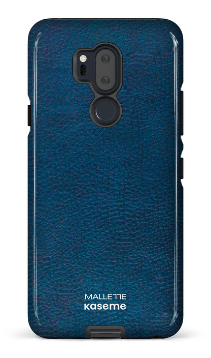 LG G7 Tough Cuir Bleu x Mallette -