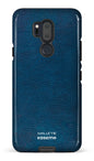 LG G7 Tough Cuir Bleu x Mallette -
