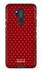 LG G7 Tough Ditsy Rouge x Mallette -