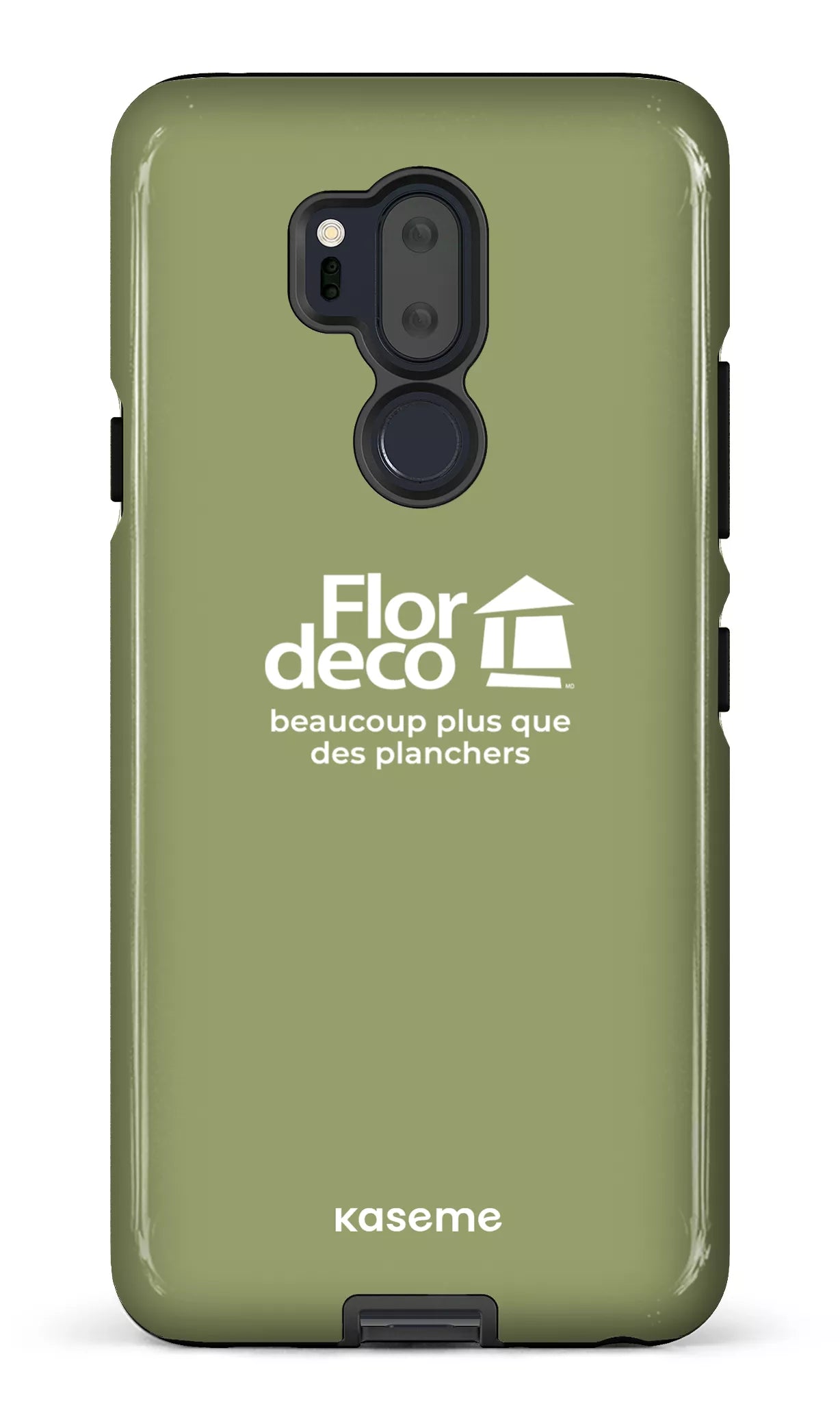 LG G7 Tough Flordeco logo Sauge -