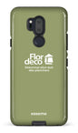 LG G7 Tough Flordeco logo Sauge -