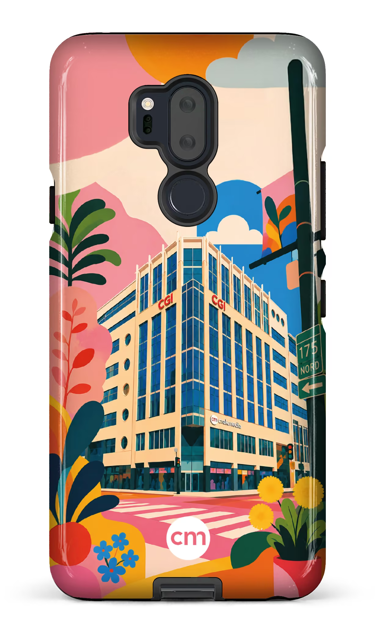 LG G7 Tough Funky Building Crakmedia -