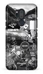 LG G7 Tough GMR Collage Noir et Blanc -