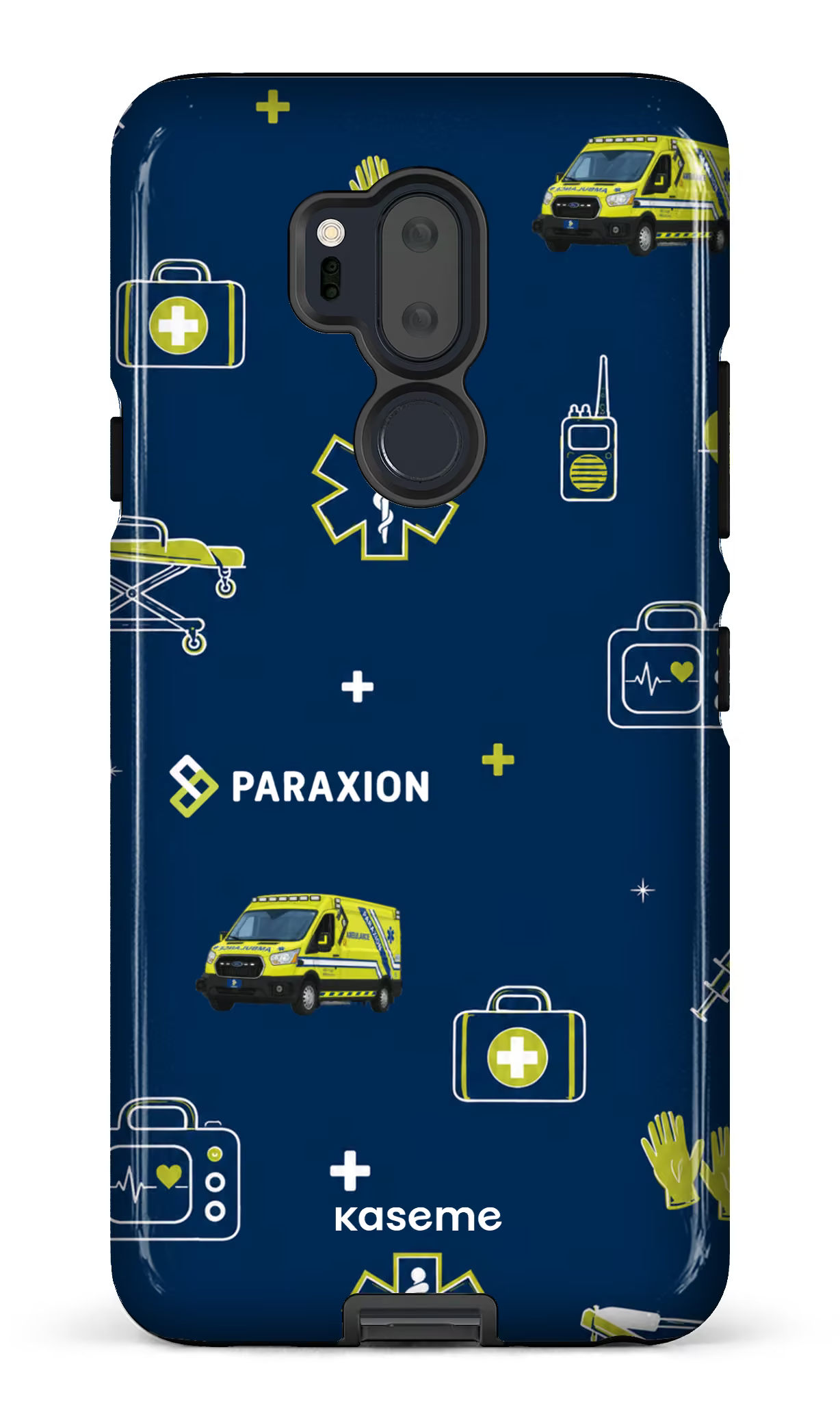 LG G7 Tough Icônes bleu Paraxion -