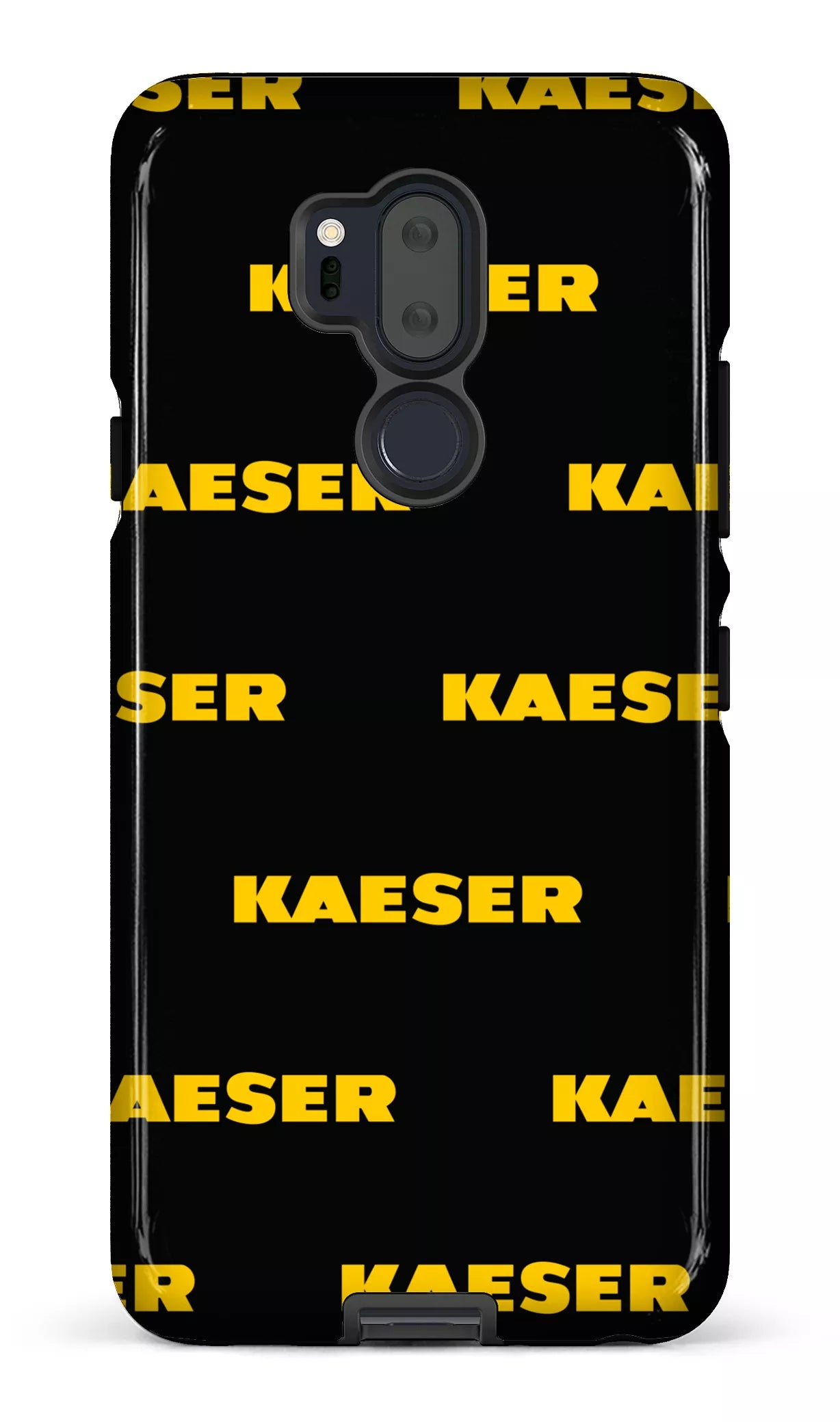 LG G7 Tough Kaeser Pattern Noir -