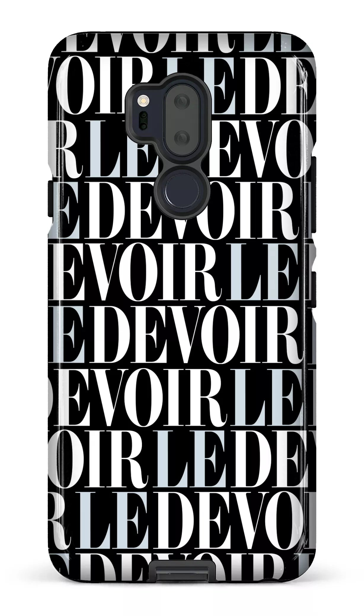 LG G7 Tough Le Devoir — Gros logos -