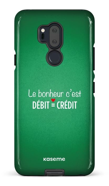 LG G7 Tough Le bonheur c'est débit = crédit (vert) -