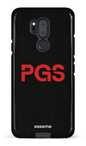 LG G7 Tough PGS Noir&Rouge -