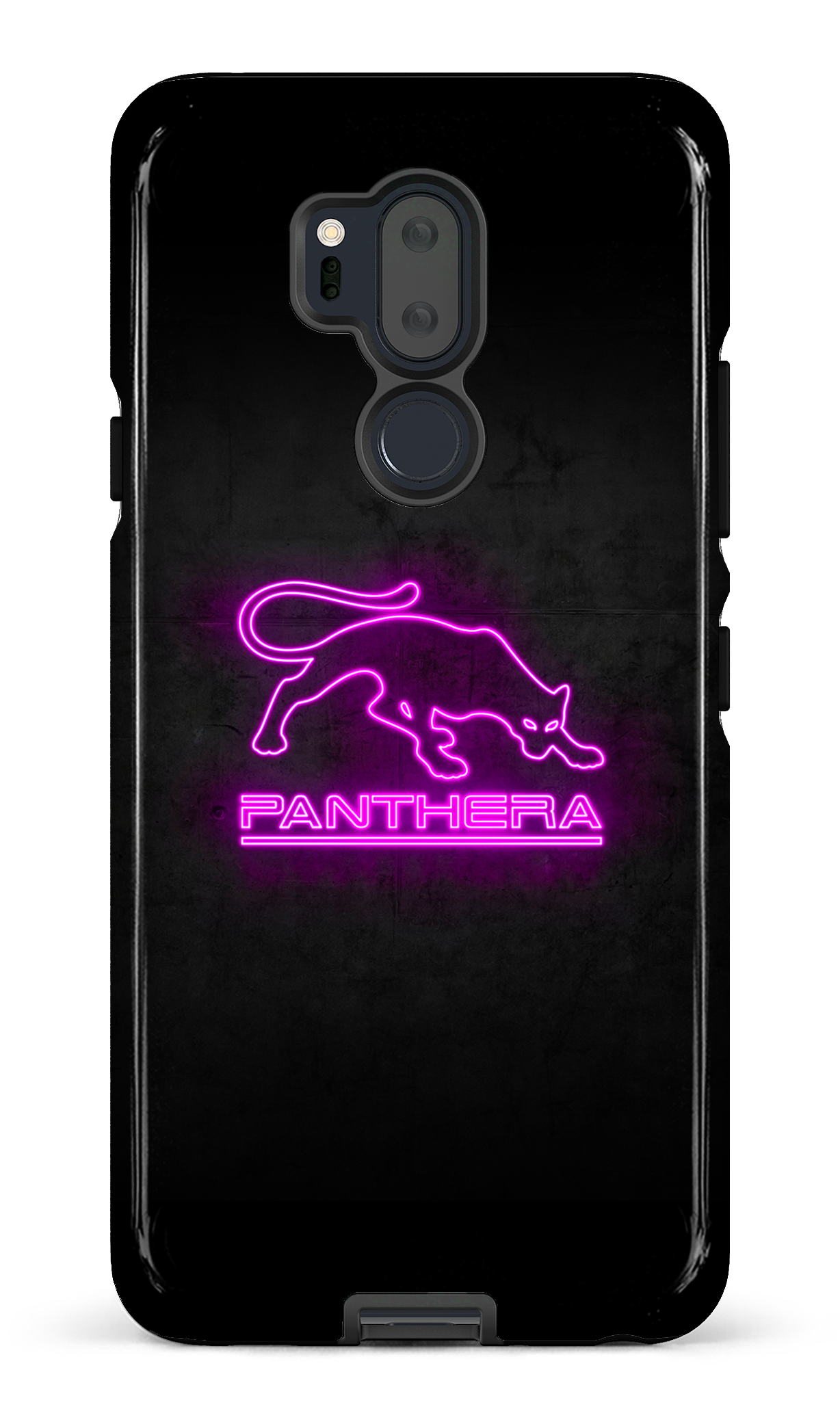 LG G7 Tough Panthera Logo Neon -