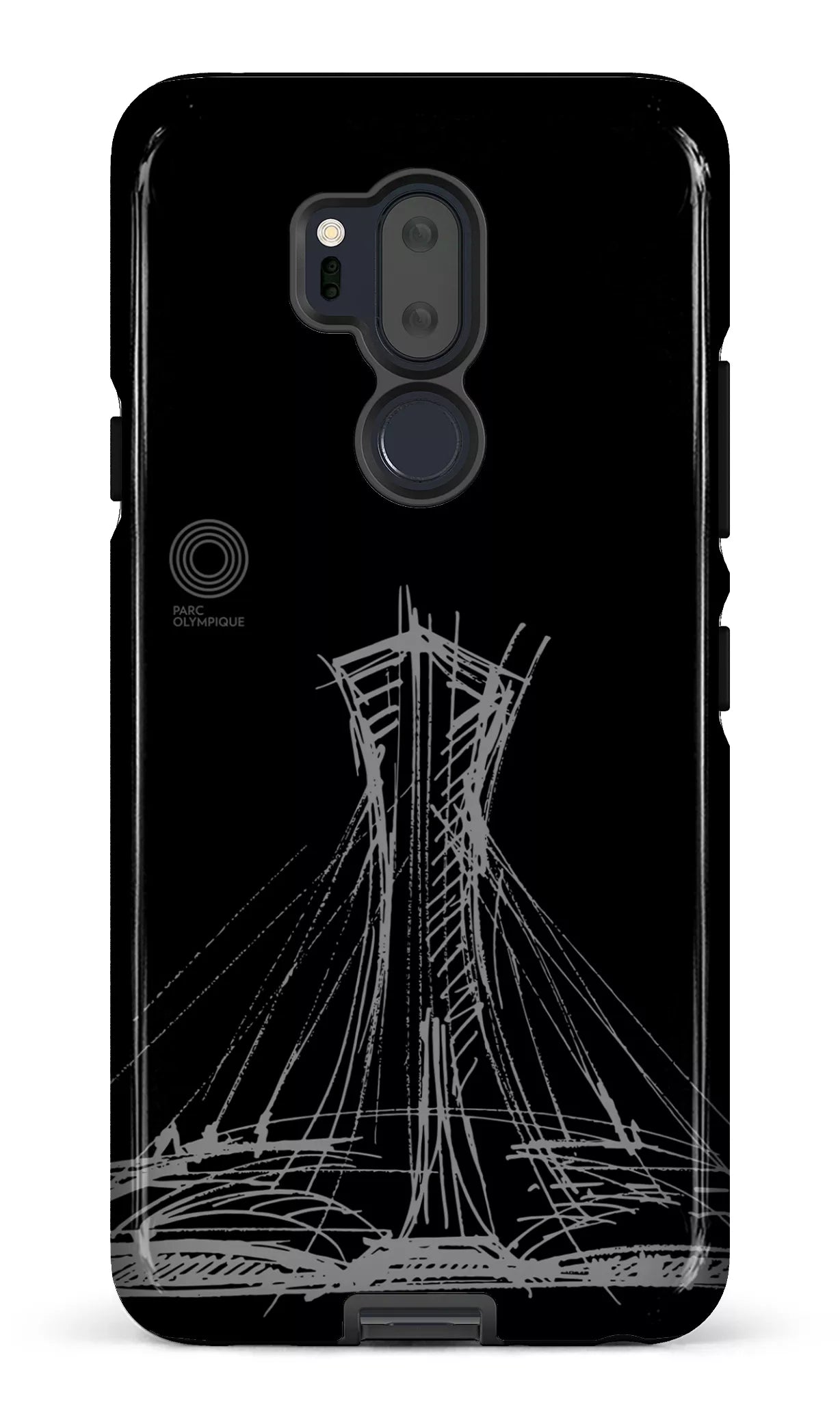 LG G7 Tough Parc Olympique - Croquis Noir -