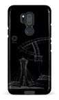 LG G7 Tough Parc Olympique - Croquis Plan Noir -