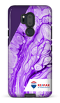 LG G7 Tough Peinture marbrée claire violette de Francheville -