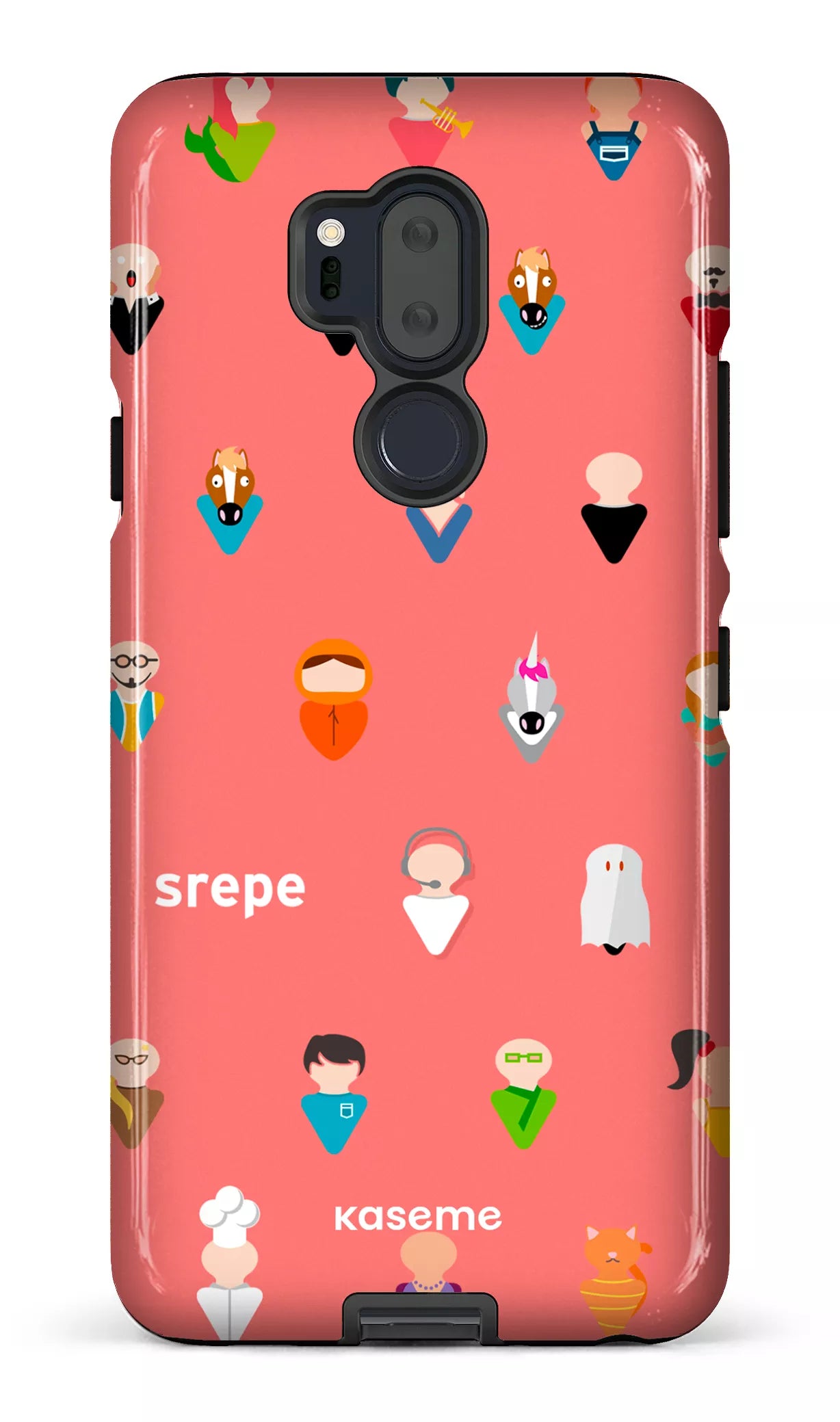 LG G7 Tough Personnages Saumon -