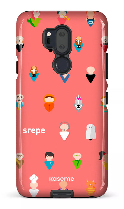 LG G7 Tough Personnages Saumon -