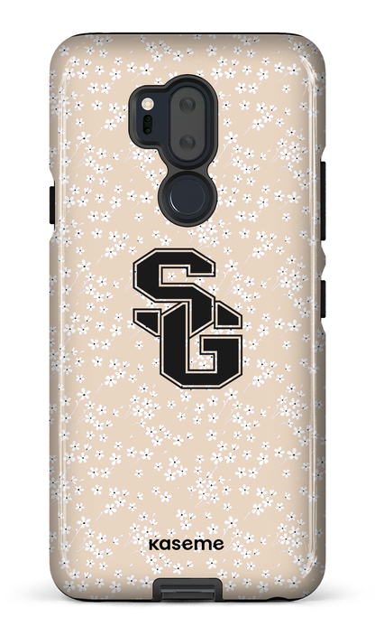 LG G7 Tough Posy Beige x Dragons -