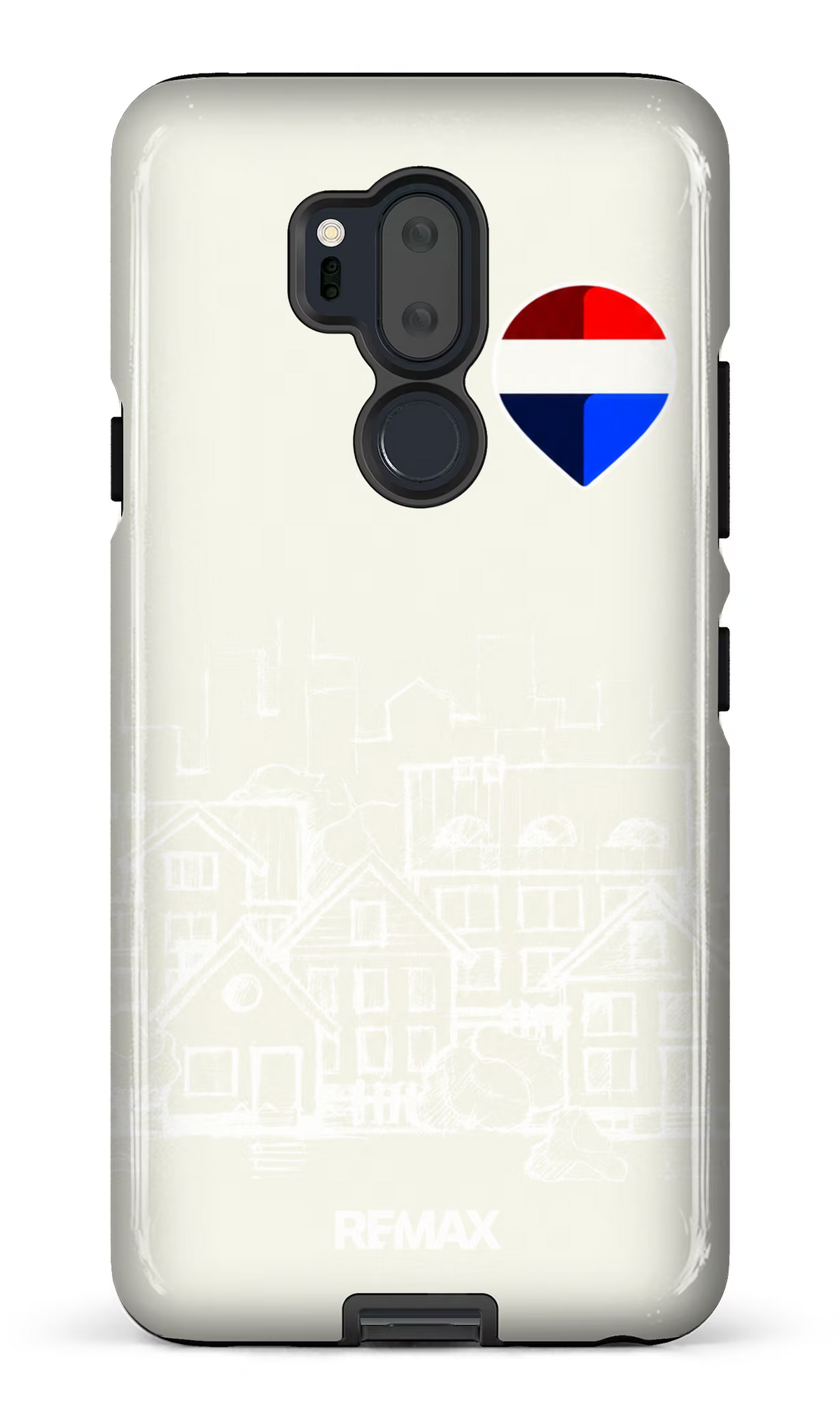 LG G7 Tough Remax Sketch Beige -